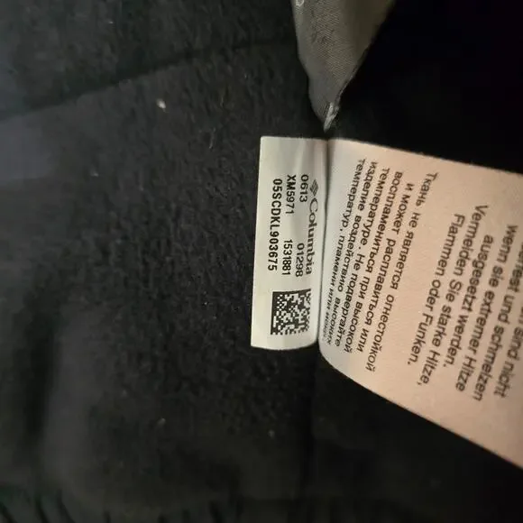 Columbia Jacket Mens Small Gray Northern Voyage 2.0 Fleece Lined Hiking - Picture 6 of 6